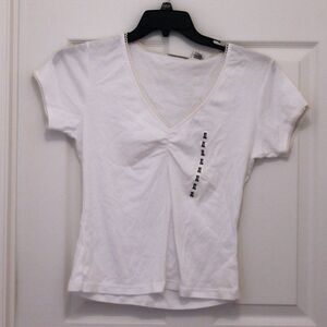 energie White T-shirt with White Detailing XL